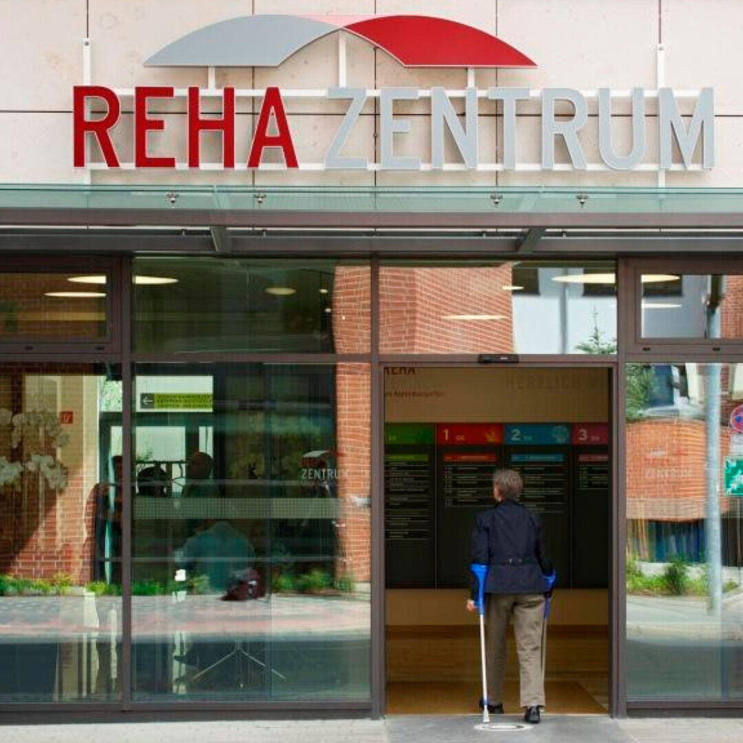 Der Eingangsbereich der DR. ERLER REHA.